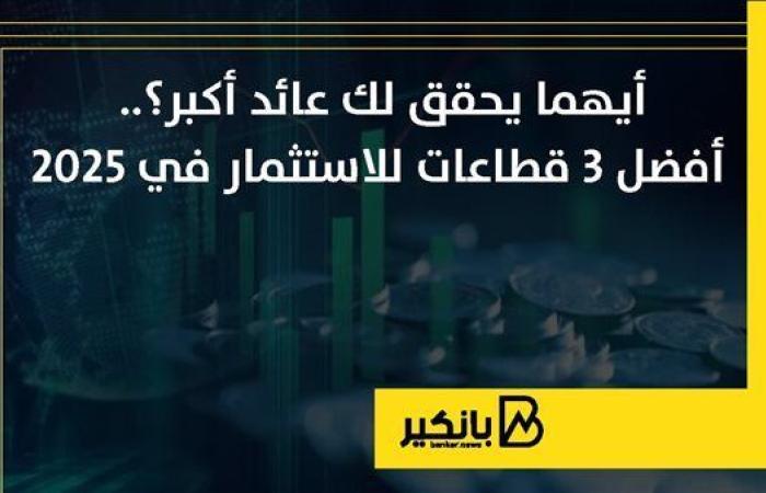 أيهما
      يحقق
      لك
      عائد
      أكبر؟..
      أفضل
      3
      قطاعات
      للاستثمار
      في
      2025 - غاية التعليمية